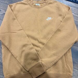 Nike Men's Camel Crewneck Sweater
